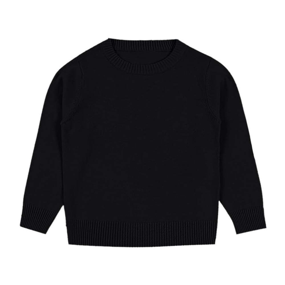 Classic Black Kids Sweater